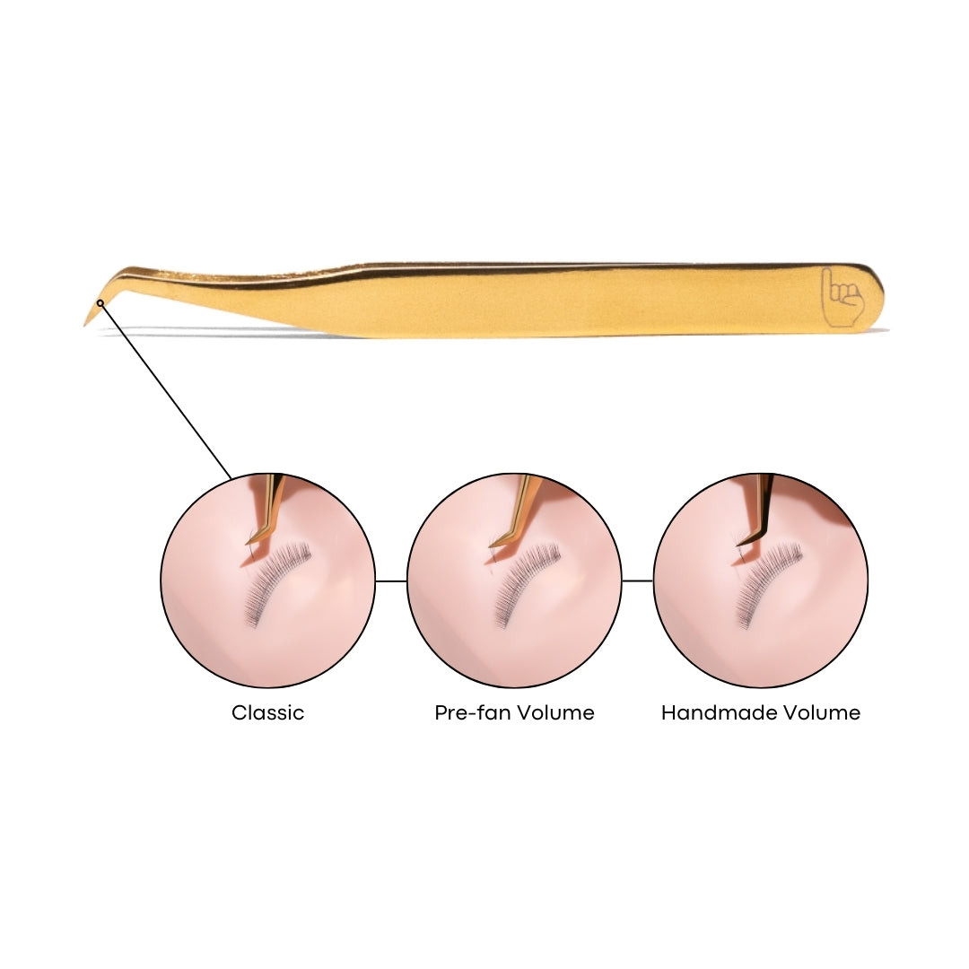 prefan tweezer for lash extensions