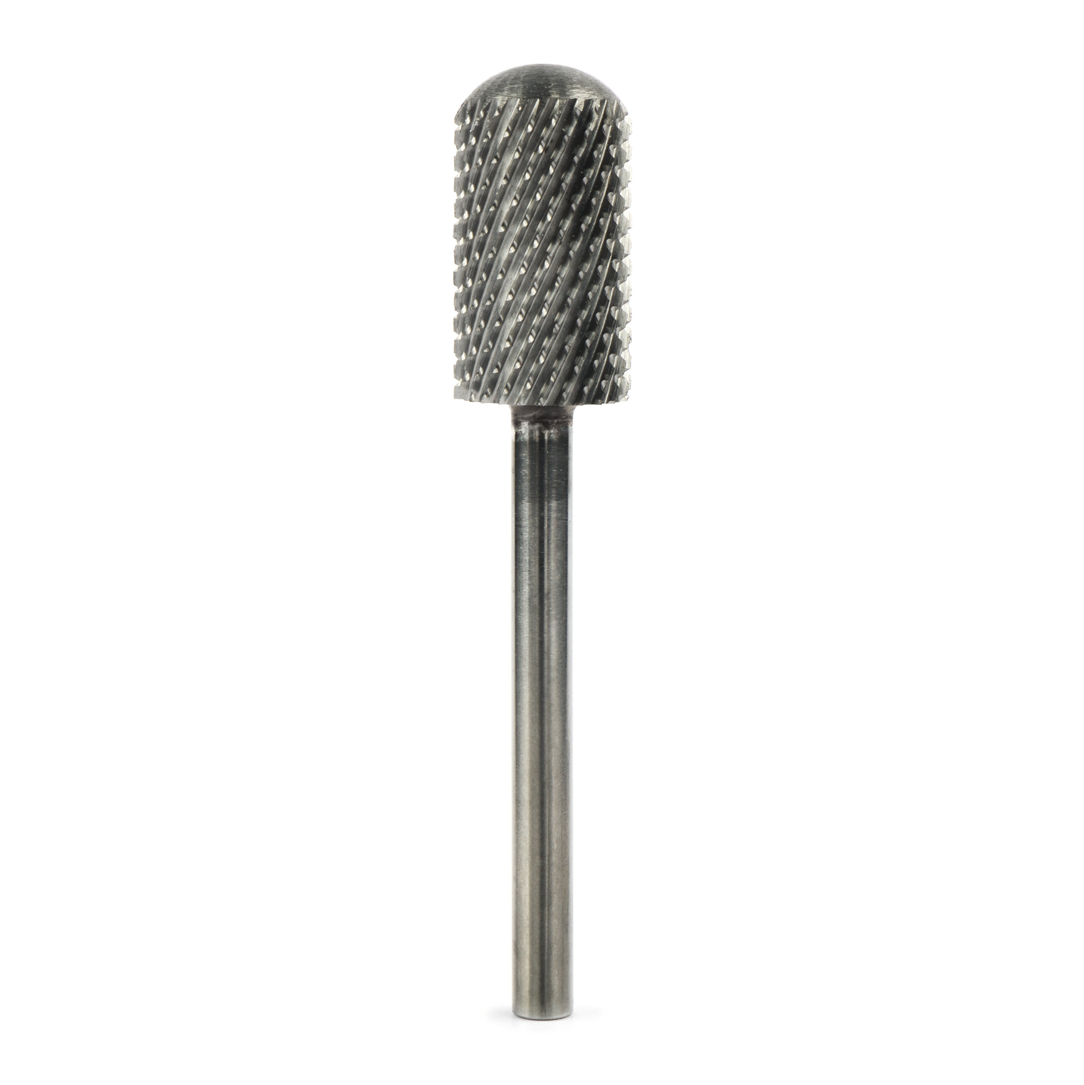 Metal burr tool on a white background