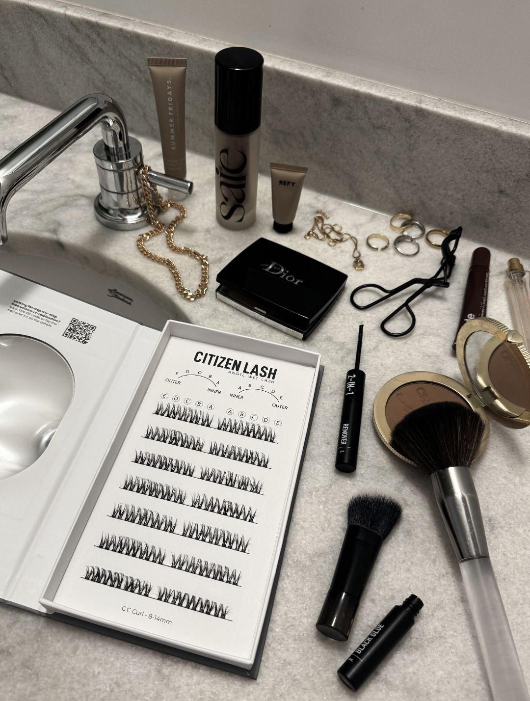 angel wet lash tray