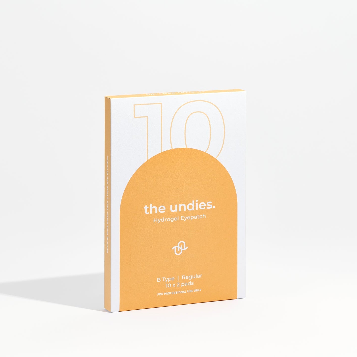 Yellow packaging with 'the undies' branding on a white background