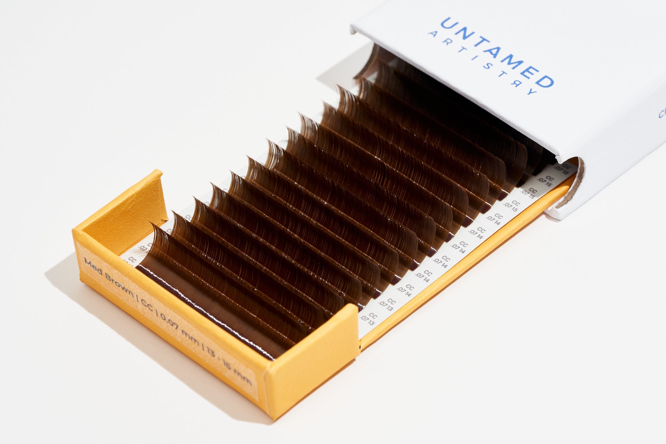 Medium Brown Eyelash Extensions