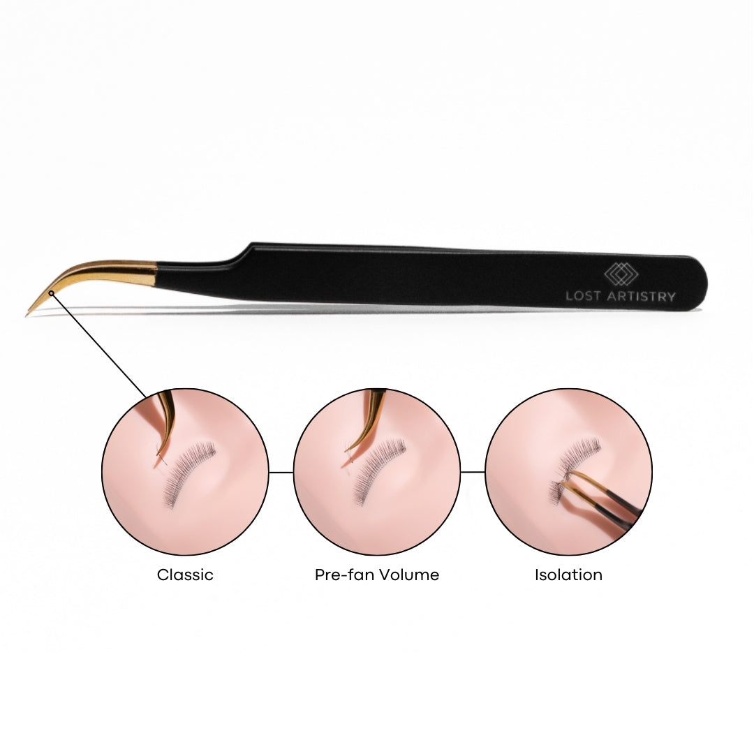 crane tweezer for classic lashes
