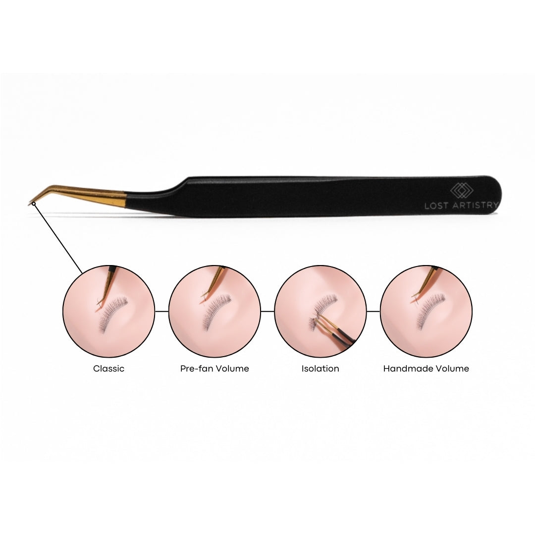 curved isolation tweezer