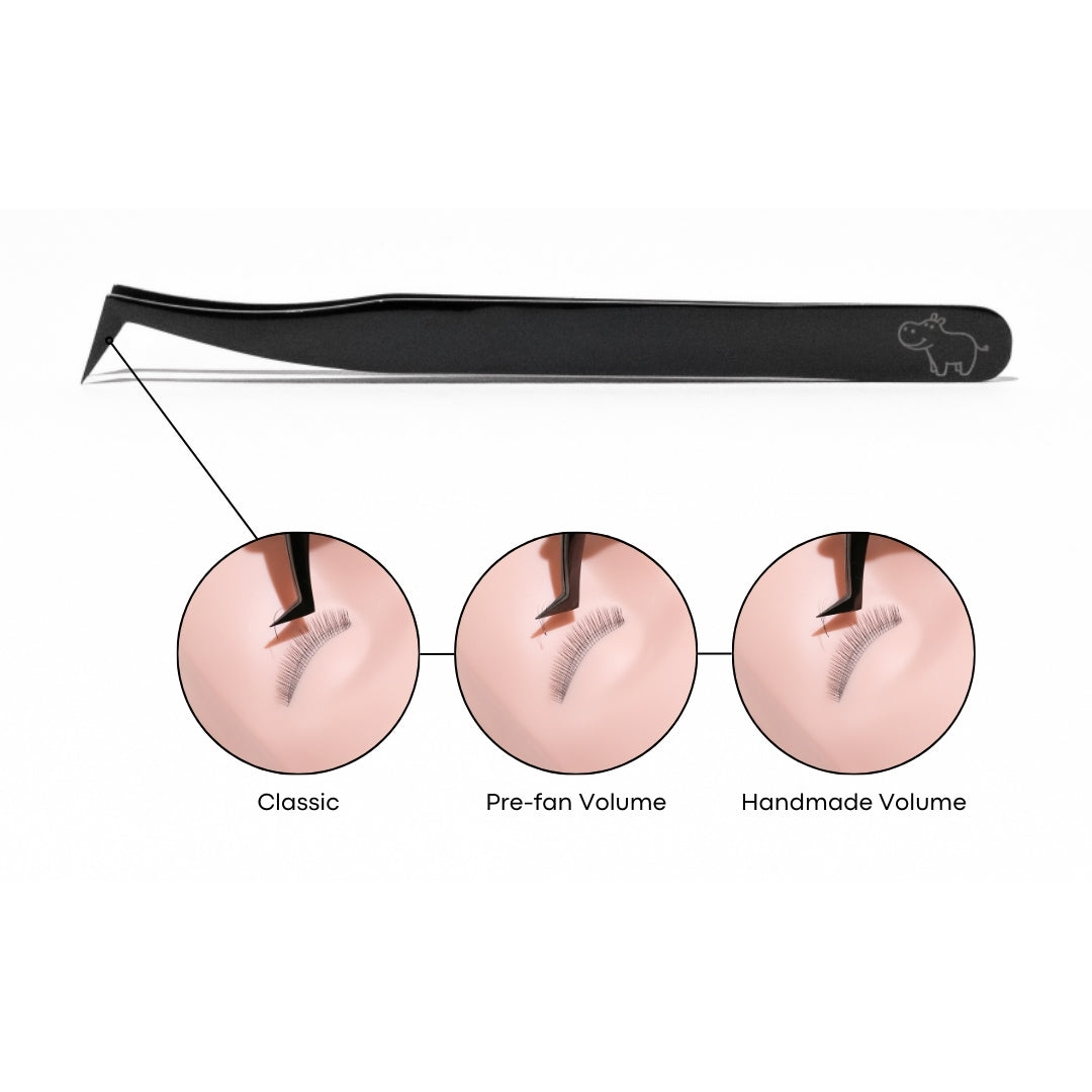 l curve volume tweezer