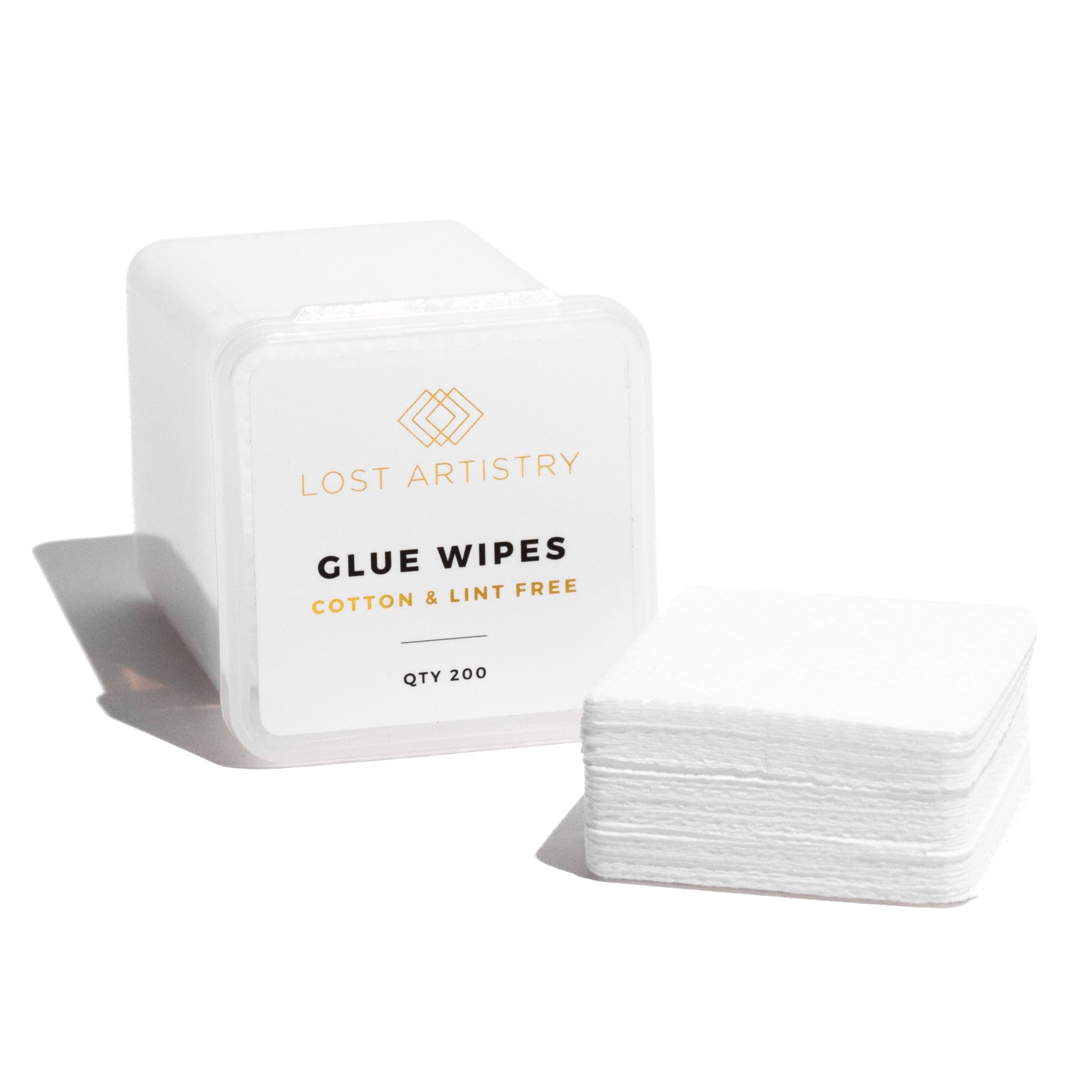glue wipes for cleaning eyelash extension glue bottles