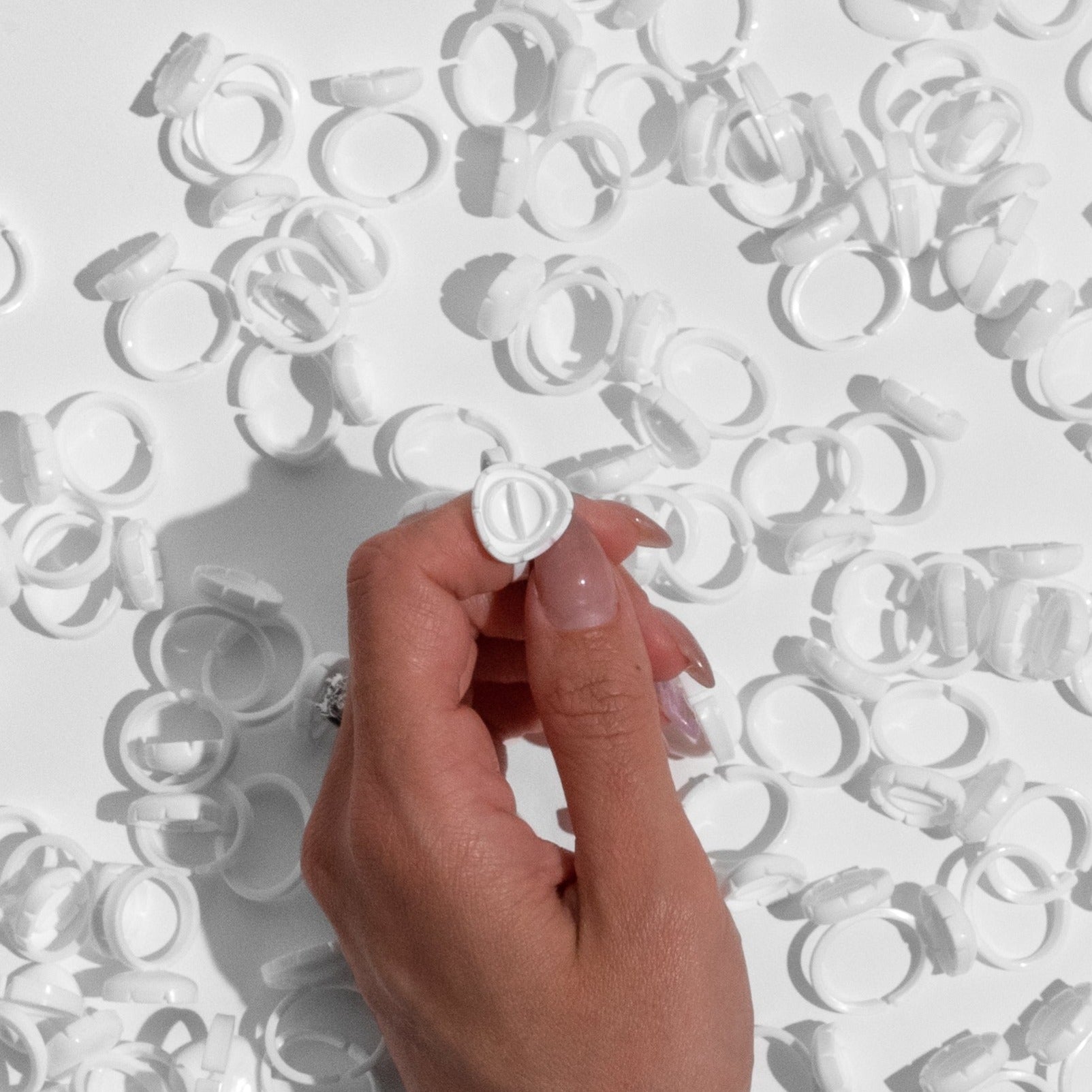 Disposable Glue Rings (100 Pack)