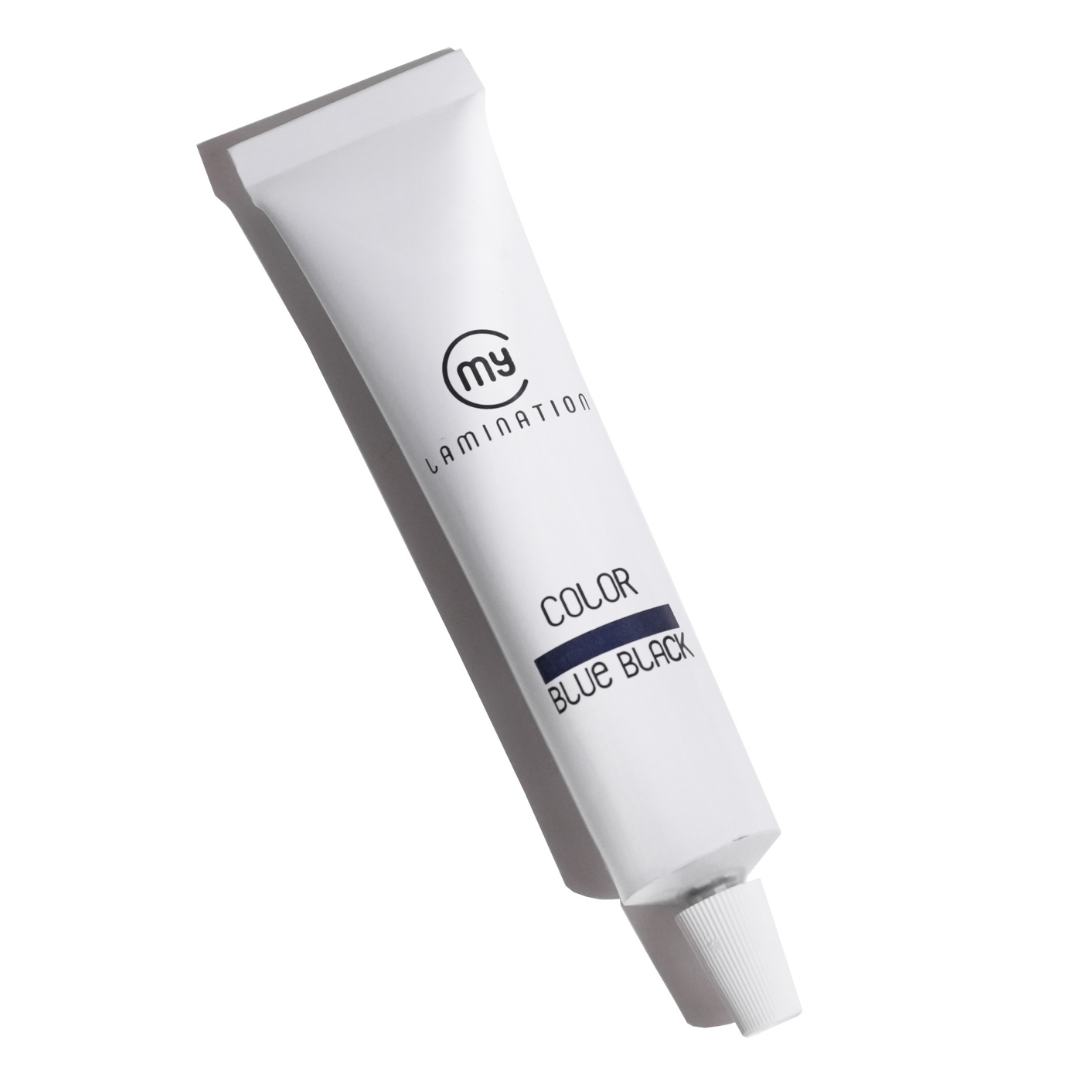 blue black tint for lash and brow tinting