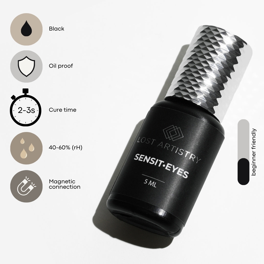 sensitive eyelash extension glue