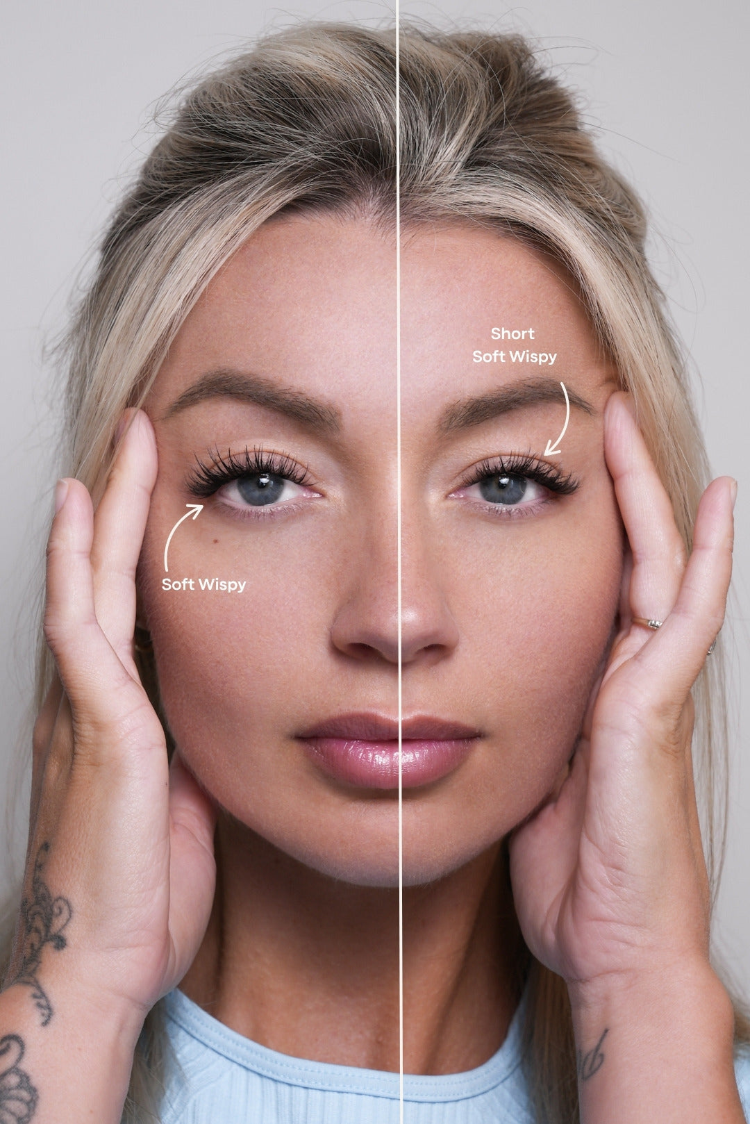 short soft wispy diy lashes