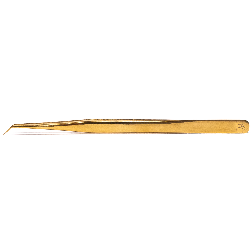 isolation tweezer for eyelash extension application