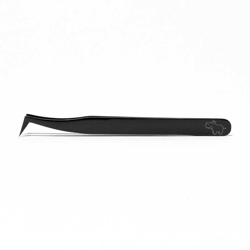 l curve volume tweezer for eyelash extension application