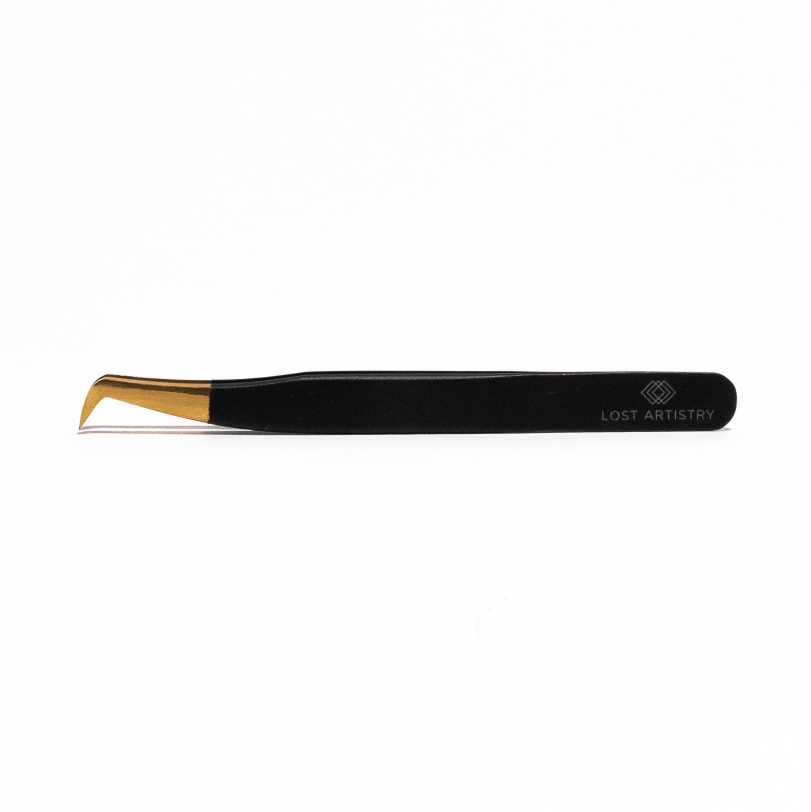 volume tweezer for eyelash extension application