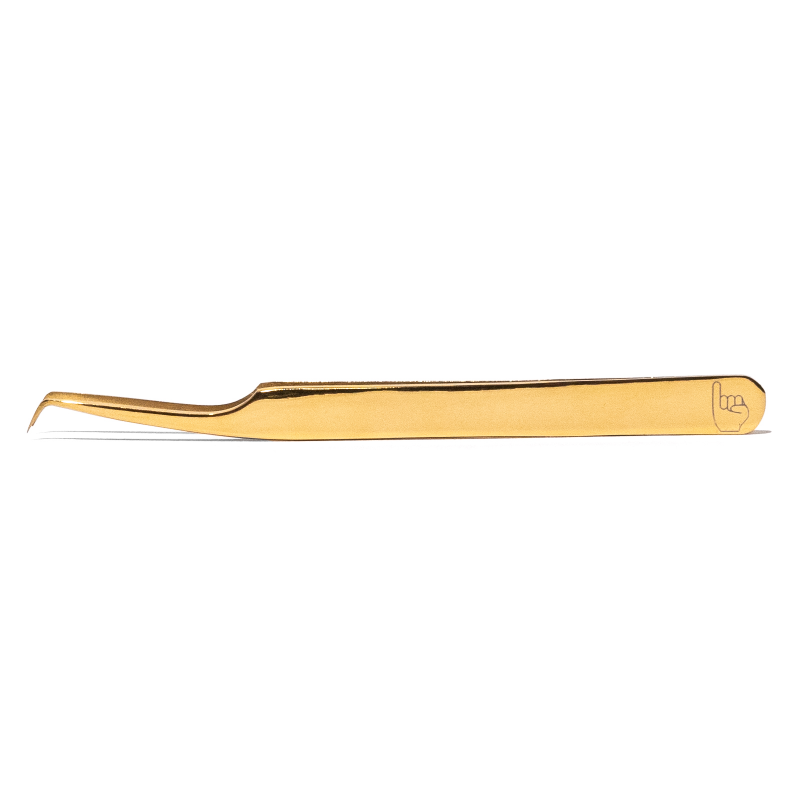 volume tweezer for eyelash extension application