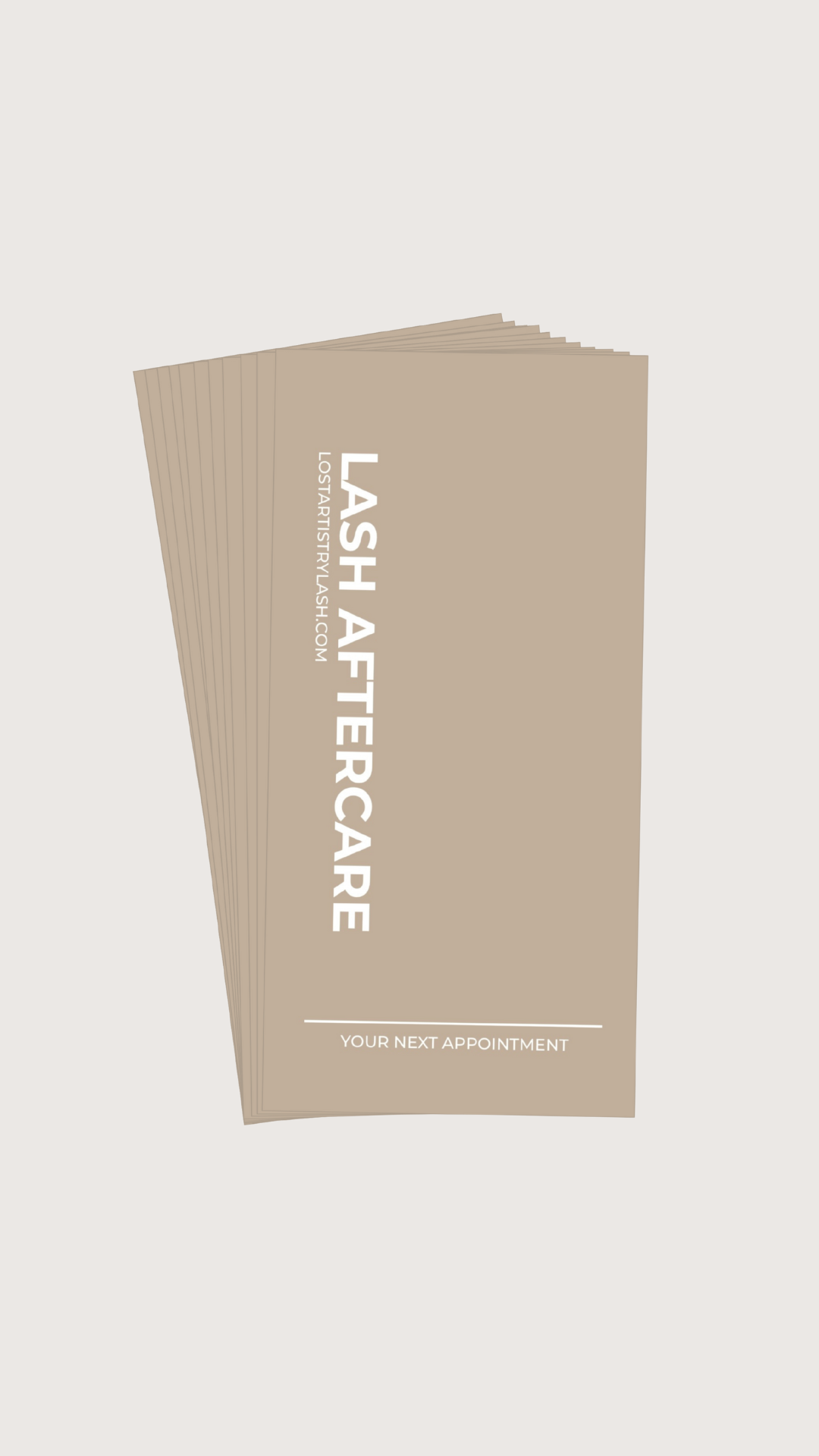 Aftercare cards