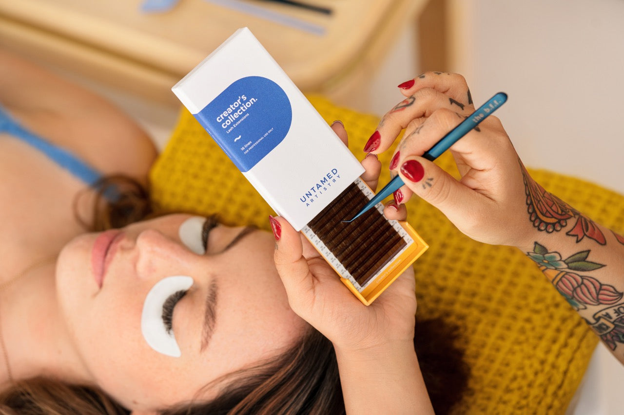 Brown Satin Volume Lashes