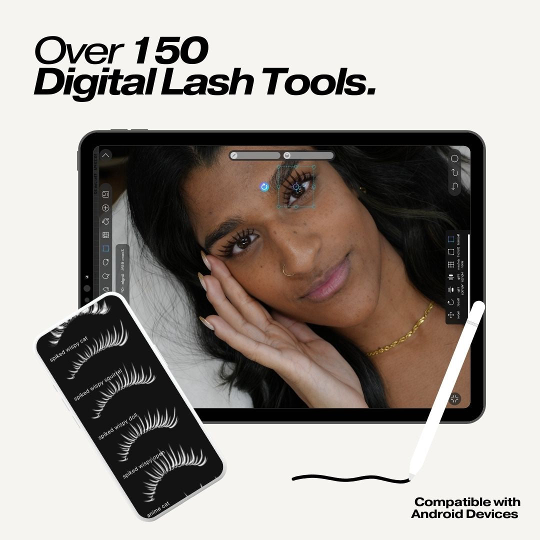 Digital Lash Maps, Brushes + Stamps