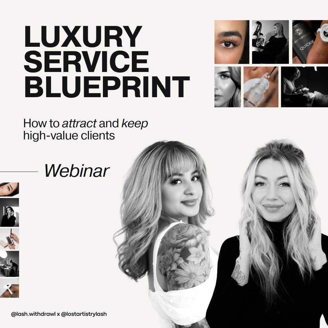 Luxury Lash Service Blueprint Webinar