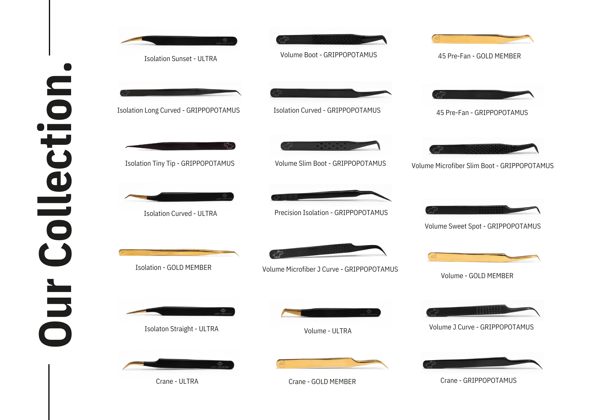 lash isolation tweezer options