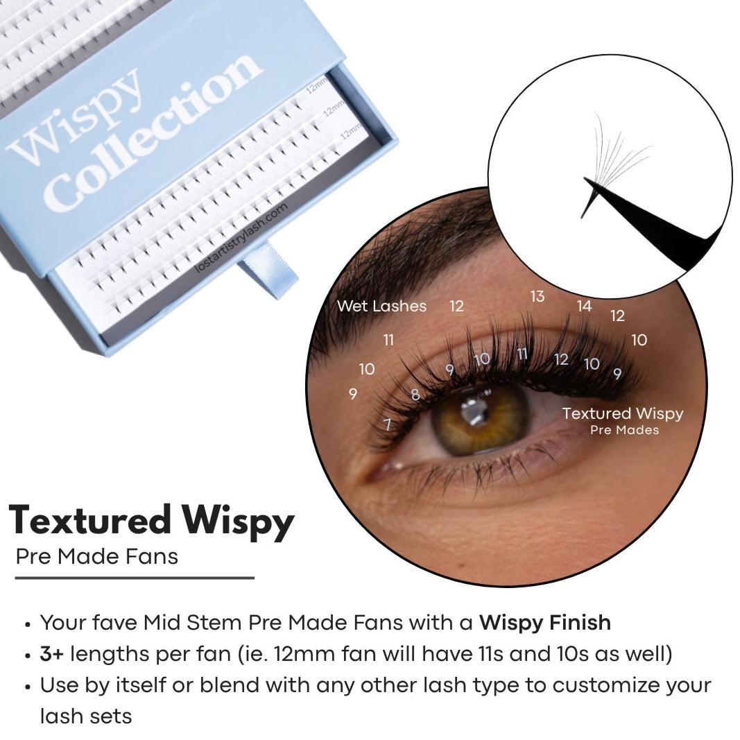 textured wispy lash extensions