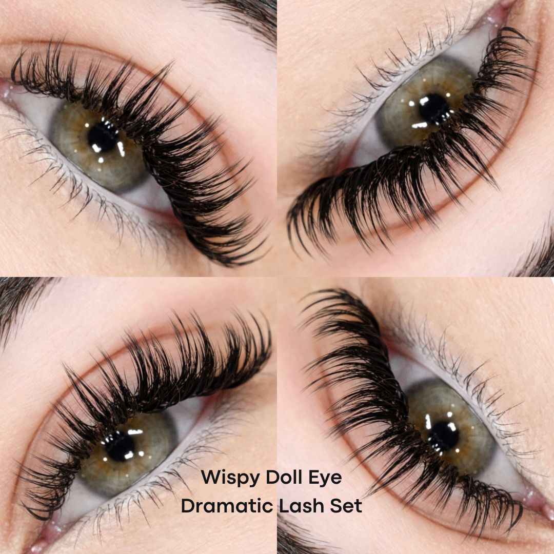 wispy doll eye dramatic lash set