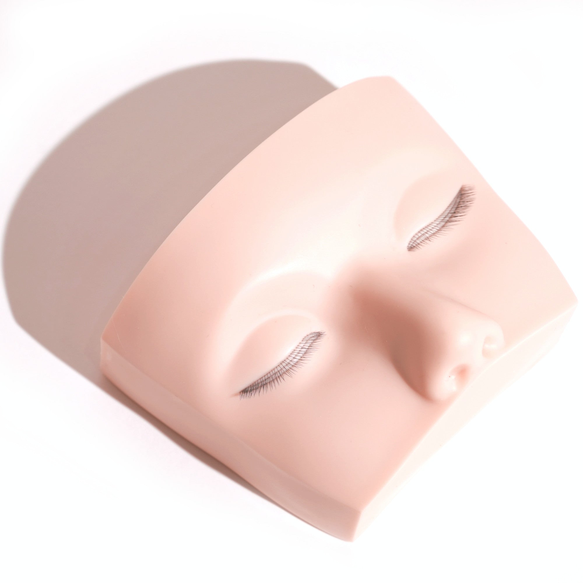 Layered Eyelash Training Mannequin Head