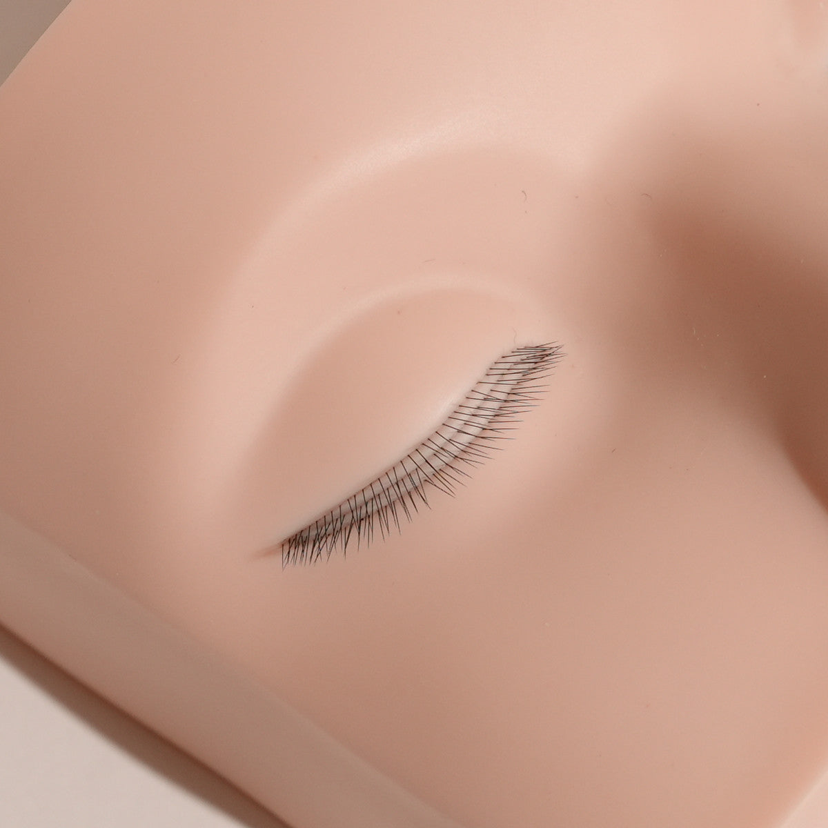 Layered Eyelash Training Mannequin Head