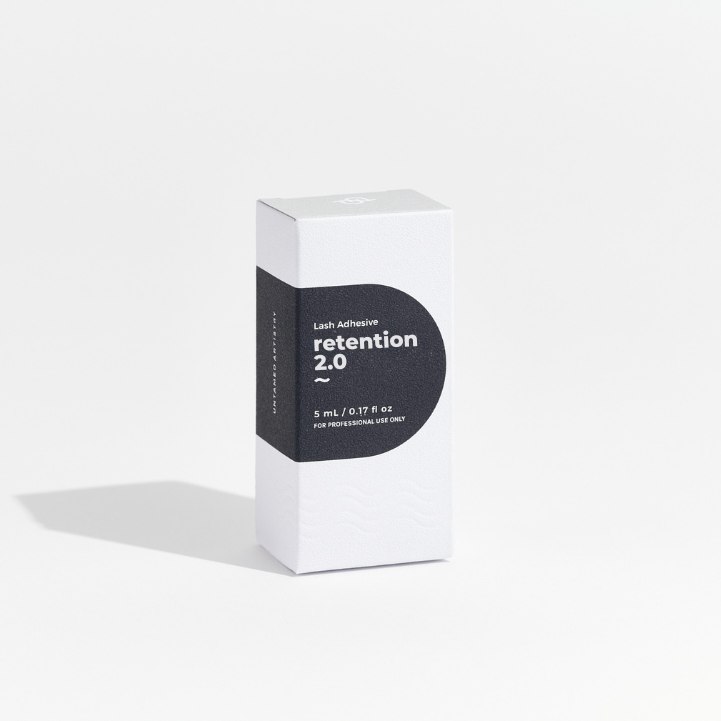 Box labeled 'retention 2.0' on a white background