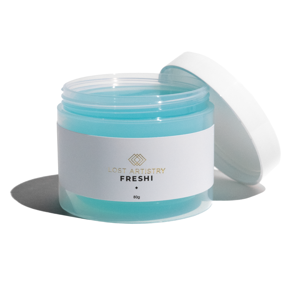 freshi eyelash extension product jar